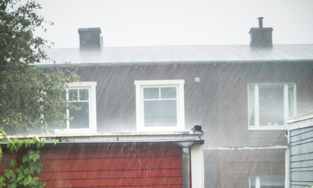 Illustrasjonsfoto: kraftig regn